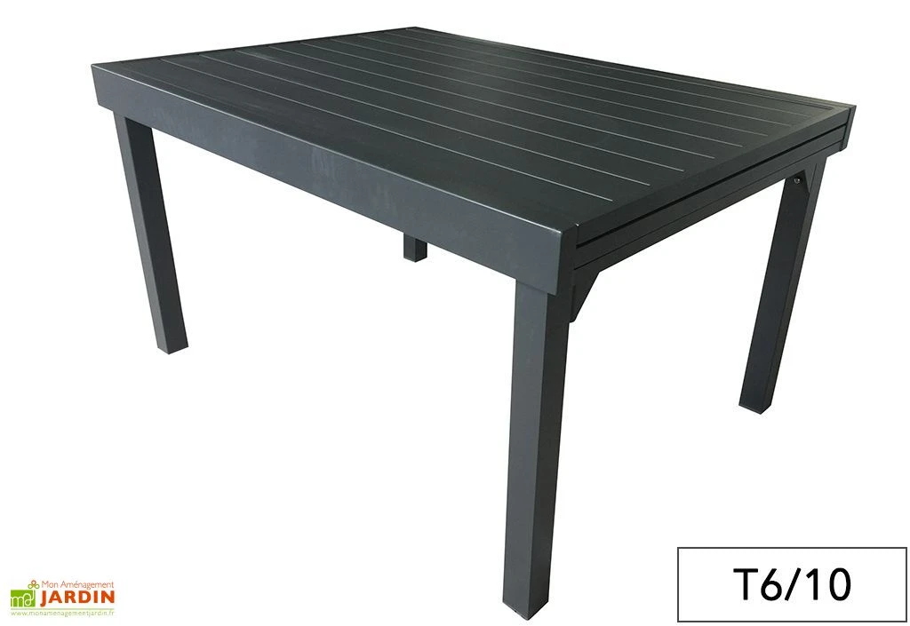 Table De Jardin Aluminium Modulo Gris Anthracite (Pls Dimensions) 3 Table De Jardin Aluminium Modulo Gris Anthracite (Pls Dimensions) – Image 3