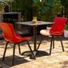 Table De Jardin Pliable En Aluminium Et HPL Sophie Bistro 68 X 68 Cm