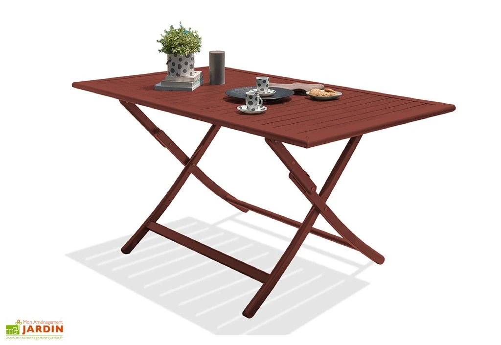 Table De Jardin Pliante Marius 140x80 6 Table De Jardin Pliante Marius 140x80 – Image 6