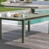 Table De Jardin Extensible En Aluminium Miami 100 X 240/300 Cm
