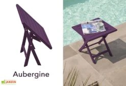 Table Basse De Jardin Pliante En Aluminium 43 Cm (pls Coloris) -Abriet Mobilier Soldes Boutique table jardin basse pliante aluminium 43cm marius 5couleurs