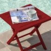 Table Basse De Jardin Pliante En Aluminium 43 Cm (pls Coloris)