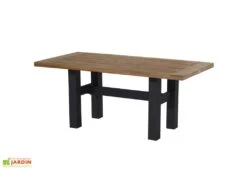 Table De Jardin Bois De Teck Et Aluminium Sophie Yasmani Teak 180 Cm