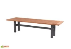 Table De Jardin Bois De Teck Et Aluminium Sophie Yasmani Teak 300 Cm