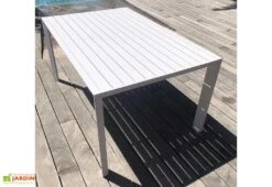 Table De Jardin Extensible En Aluminium Manuela - 100/151 Cm 5 Table De Jardin Extensible En Aluminium Manuela - 100/151 Cm -Abriet Mobilier Soldes Boutique table jardin extensible aluminium blanc