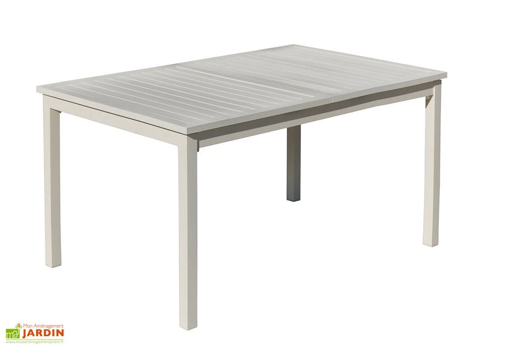 Hevea Table De Jardin Extensible En Aluminium Blanc Sarana 2 Hevea Table De Jardin Extensible En Aluminium Blanc Sarana – Image 2