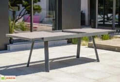 Table De Jardin Extensible Aluminium Et Céramique Stockholm 200/300 Cm 9 Table De Jardin Extensible Aluminium Et Céramique Stockholm 200/300 Cm -Abriet Mobilier Soldes Boutique table jardin extensible aluminium ceramique stockholm 200 300 cm 1