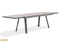 Table De Jardin Extensible Aluminium Et Céramique Stockholm 200/300 Cm 11 Table De Jardin Extensible Aluminium Et Céramique Stockholm 200/300 Cm -Abriet Mobilier Soldes Boutique table jardin extensible aluminium ceramique stockholm 200 300 cm