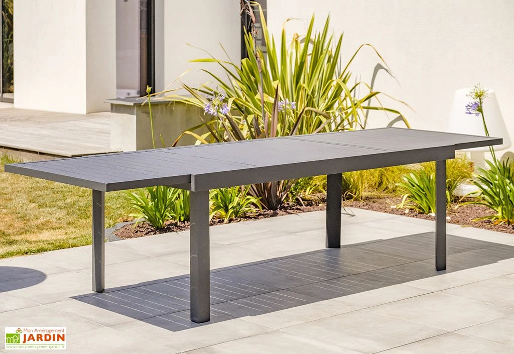 Table De Jardin Extensible En Aluminium Copenhague 200/300 Cm 1 Table De Jardin Extensible En Aluminium Copenhague 200/300 Cm