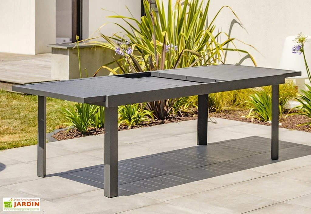 Table De Jardin Extensible En Aluminium Copenhague 200/300 Cm 2 Table De Jardin Extensible En Aluminium Copenhague 200/300 Cm – Image 2