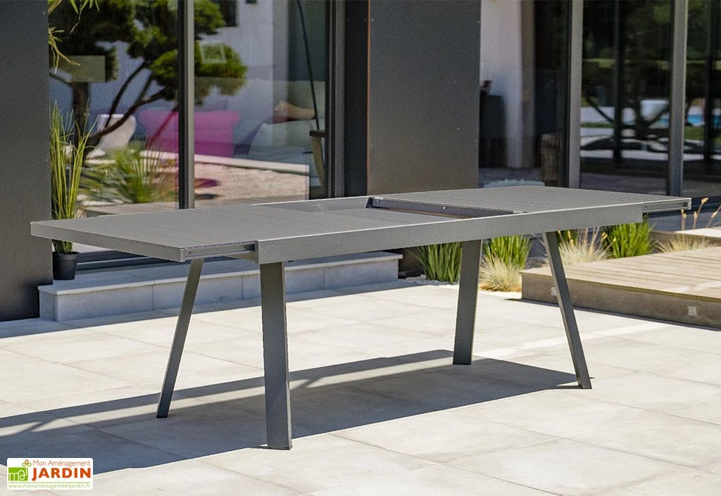 Table De Jardin Extensible En Aluminium Stockholm 200/300 Cm 2 Table De Jardin Extensible En Aluminium Stockholm 200/300 Cm – Image 2