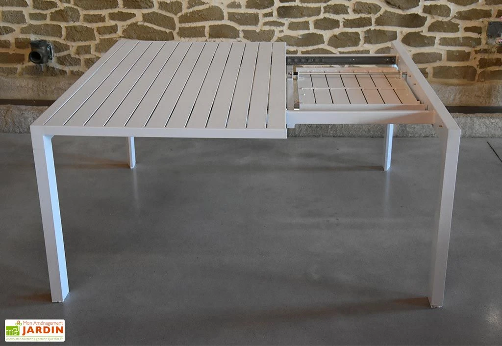 Table De Jardin Extensible En Aluminium Manuela - 100/151 Cm 2 Table De Jardin Extensible En Aluminium Manuela - 100/151 Cm – Image 2