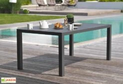 Table De Jardin Miami En Aluminium Gris Anthracite – 160 X 90 Cm 8 Table De Jardin Miami En Aluminium Gris Anthracite – 160 X 90 Cm -Abriet Mobilier Soldes Boutique table jardin miami aluminium gris anthracite 160cm