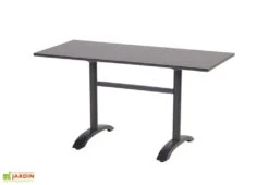 Table De Jardin Pliable En Aluminium Et HPL Sophie Bistro 68 X 138 Cm