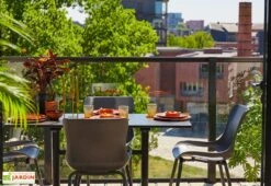 Table De Jardin Pliable En Aluminium Et HPL Sophie Bistro 68 X 138 Cm 5 Table De Jardin Pliable En Aluminium Et HPL Sophie Bistro 68 X 138 Cm -Abriet Mobilier Soldes Boutique table jardin pliable aluminium hpl sophie bistro 68x138cm