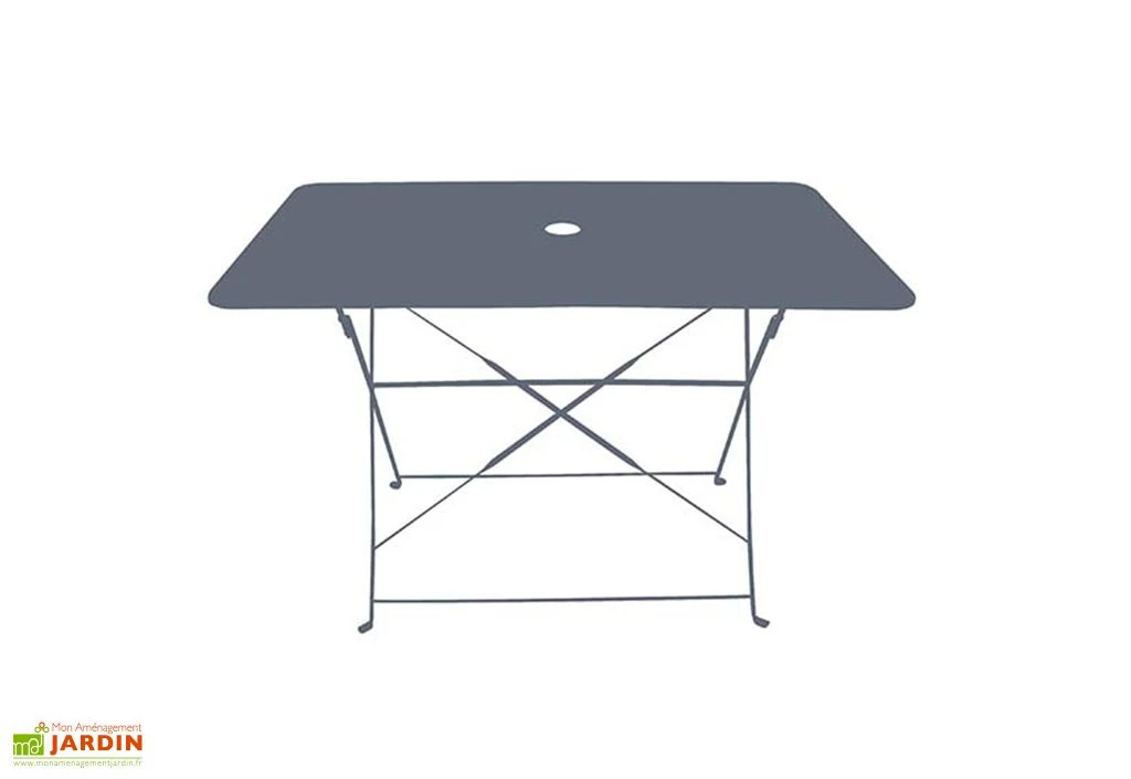 Table De Jardin Pliante Rectangulaire En Acier Bistrot 110 X 70 Cm Gris 1 Table De Jardin Pliante Rectangulaire En Acier Bistrot 110 X 70 Cm Gris