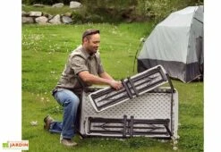 Table De Camping + 2 Bancs En PEHD Lifetime (107x 61x71cm) -Abriet Mobilier Soldes Boutique table jardin resine pliante 80352