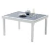 Table De Jardin Extensible En Verre Et Alu - Modulo 135/270 Cm