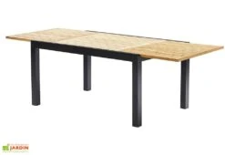 Salon De Jardin Bali : Table Extensible + 6 Fauteuils + 4 Chaises -Abriet Mobilier Soldes Boutique table ouverte salon de jardin 10 personnes aluminium bois
