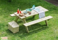 Table De Pique-nique Bois Autoclave Vert + Bancs Rabattables – Jurmala 8 Table De Pique-nique Bois Autoclave Vert + Bancs Rabattables – Jurmala -Abriet Mobilier Soldes Boutique table pique nique bancs rabattables ekju 253001