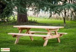 Table De Pique-Nique En Douglas 45 Mm 6 Places Munich