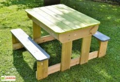Table De Pique-nique Pour Enfant Avec Bac à Sable – 79 X 100 X 53 Cm