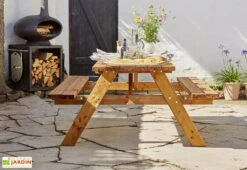 Table De Pique-nique Bois Autoclave Brun + Bancs Rabattables – Jelgava 8 Table De Pique-nique Bois Autoclave Brun + Bancs Rabattables – Jelgava -Abriet Mobilier Soldes Boutique table pique nique bois fsc ekju 253001