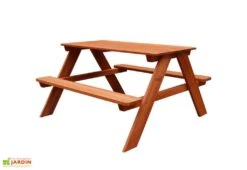 Sunny Table De Pique-Nique En Bois De Hemlock Dave 89 X 89 Cm