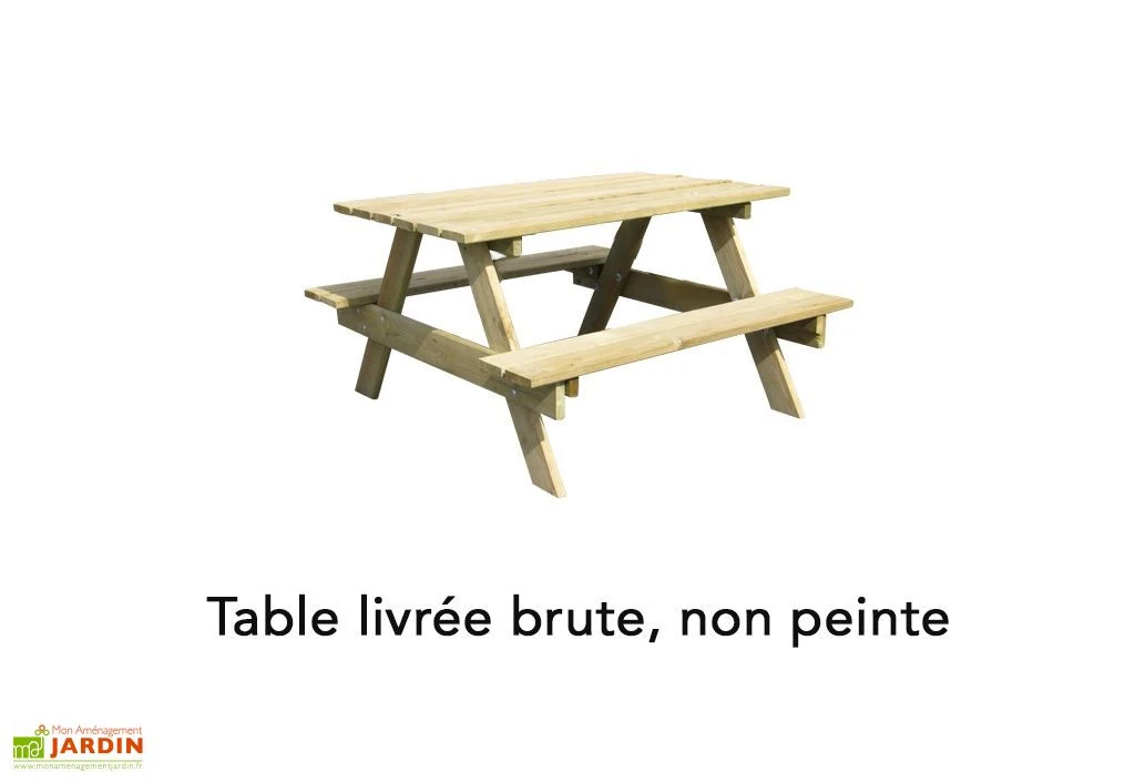 Table De Pique-Nique Pour Enfants En Bois Picnic 4 Table De Pique-Nique Pour Enfants En Bois Picnic – Image 4