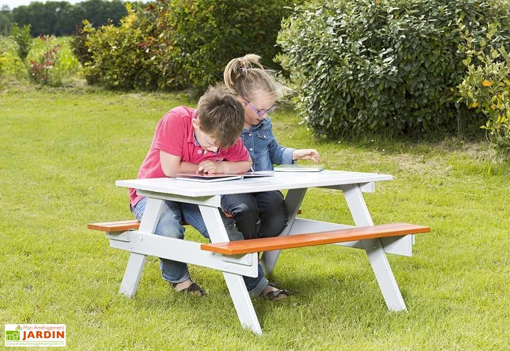 Table De Pique-Nique Pour Enfants En Bois Picnic 2 Table De Pique-Nique Pour Enfants En Bois Picnic – Image 2