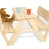 Pinolino Table De Pique-Nique En Bois Pour Enfant Nicki (4 Places)