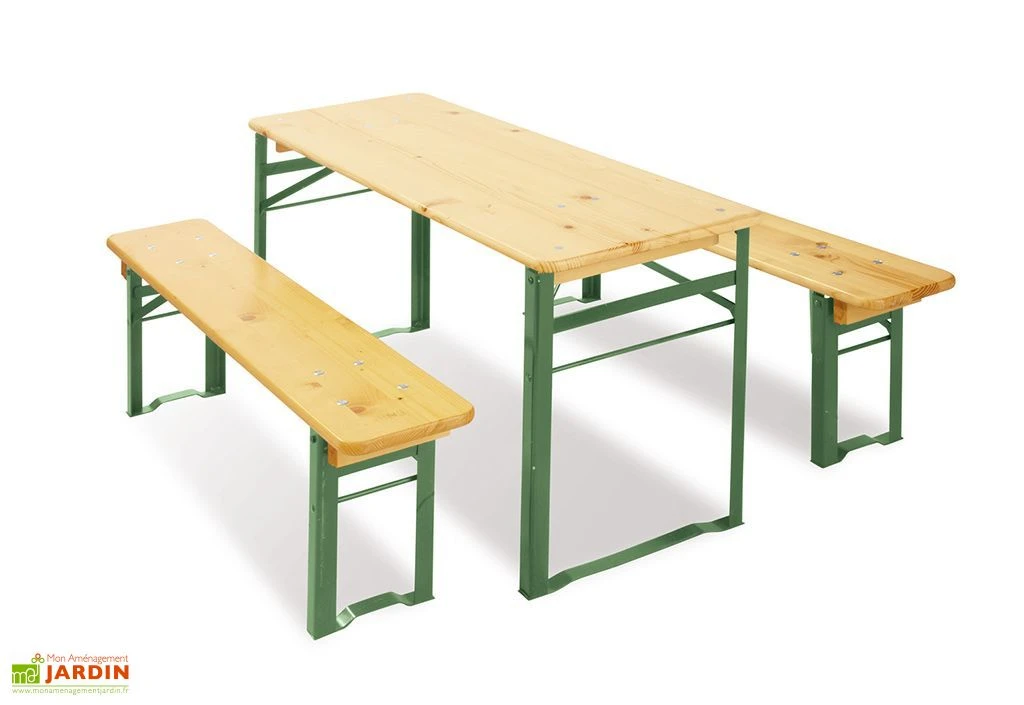 Pinolino Table De Jardin Pour Enfant Pliable + Bancs (6 Places) 1 Pinolino Table De Jardin Pour Enfant Pliable + Bancs (6 Places)