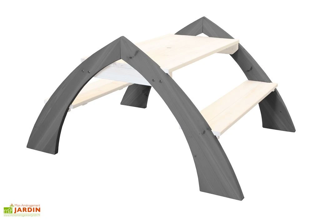 Axi Table De Pique-Nique Kylo En Bois Écologique Et Parasol Inclus 4 Axi Table De Pique-Nique Kylo En Bois Écologique Et Parasol Inclus – Image 4
