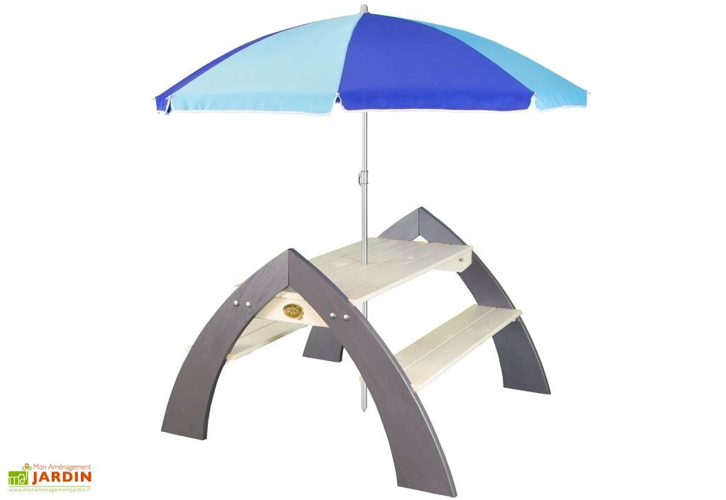 Axi Table De Pique-Nique Kylo En Bois Écologique Et Parasol Inclus 5 Axi Table De Pique-Nique Kylo En Bois Écologique Et Parasol Inclus – Image 5