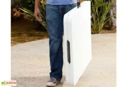 Lifetime Lot De 10 Tables Pliantes En Acier Et PEHD - 244 X 76 Cm -Abriet Mobilier Soldes Boutique table pliee jardin pique nique