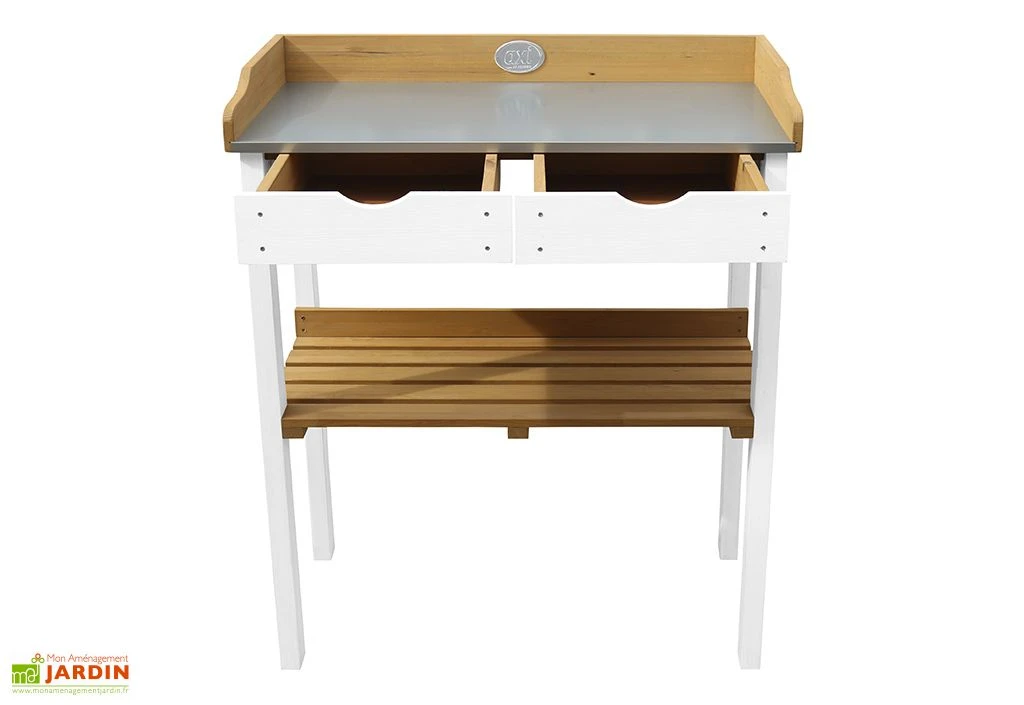 Axi Table De Rempotage En Bois De Hemlock Et Métal - 37 X 76 X 92 Cm 2 Axi Table De Rempotage En Bois De Hemlock Et Métal - 37 X 76 X 92 Cm – Image 2