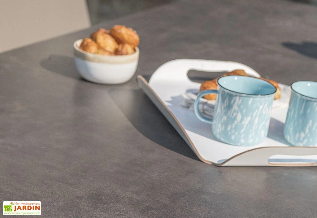 Table De Jardin En Inox Avec Plateau Céramique 200 X 100 Cm – Torino 4 Table De Jardin En Inox Avec Plateau Céramique 200 X 100 Cm – Torino – Image 4