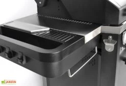 Barbecue Au Gaz En Inox Byron 5T – 180 X 61 X 117 Cm 8 Barbecue Au Gaz En Inox Byron 5T – 180 X 61 X 117 Cm -Abriet Mobilier Soldes Boutique tablette barbecue gaz inox byron 5t