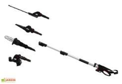 Taille-Haies Sans Fil 4 En 1 : Élagueuse, Souffleur, Coupe-Bordures