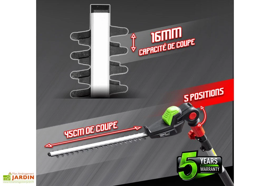 Taille Haie Sur Perche Sans Fil PowerShared 20V - Sans Batterie 3 Taille Haie Sur Perche Sans Fil PowerShared 20V - Sans Batterie – Image 3