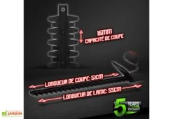 Taille Haie Sans Fil PowerShared 20V - Sans Batterie -Abriet Mobilier Soldes Boutique taille haie sans fil constructor 3