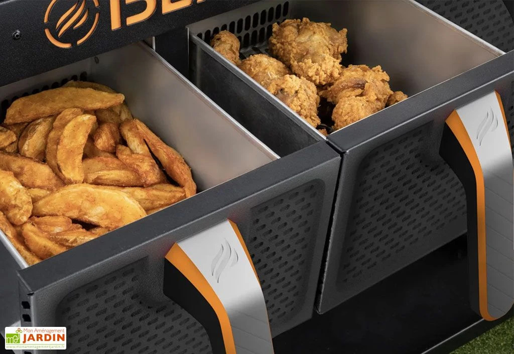 Plancha à Gaz 2 Brûleurs 34 KW + Friteuse à Air Blackstone Combo 28’’ 2 Plancha à Gaz 2 Brûleurs 34 KW + Friteuse à Air Blackstone Combo 28’’ – Image 2