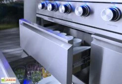 Cuisine Extérieure En Inox : Barbecue Gaz, Réfrigérateur, évier – Oxford 9 Cuisine Extérieure En Inox : Barbecue Gaz, Réfrigérateur, évier – Oxford -Abriet Mobilier Soldes Boutique tiroirs rangement cuisine ete oxford buschbeck