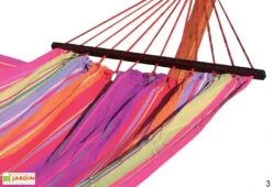 Toile De Hamac Double En Coton 150 X 220 Cm - Quito 5 Toile De Hamac Double En Coton 150 X 220 Cm - Quito -Abriet Mobilier Soldes Boutique toile hamac double coton quito multicolore
