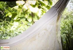 Hamac Double En Tissu Fait Main 1,80 X 2,40 M - Bogota XXL -Abriet Mobilier Soldes Boutique toile hamac tissu blanc bogota xxl