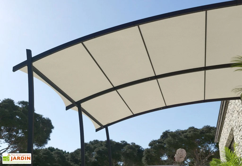 Toile D’ombrage En Polyester écru Pour Pergola Kyoto 1 Toile D’ombrage En Polyester écru Pour Pergola Kyoto