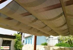 Paragon Pergola En Aluminium Effet Bois Florence 17,67 M² 10 Paragon Pergola En Aluminium Effet Bois Florence 17,67 M² -Abriet Mobilier Soldes Boutique toile pergola aluminium effet bois florence 17m2 marron fonce