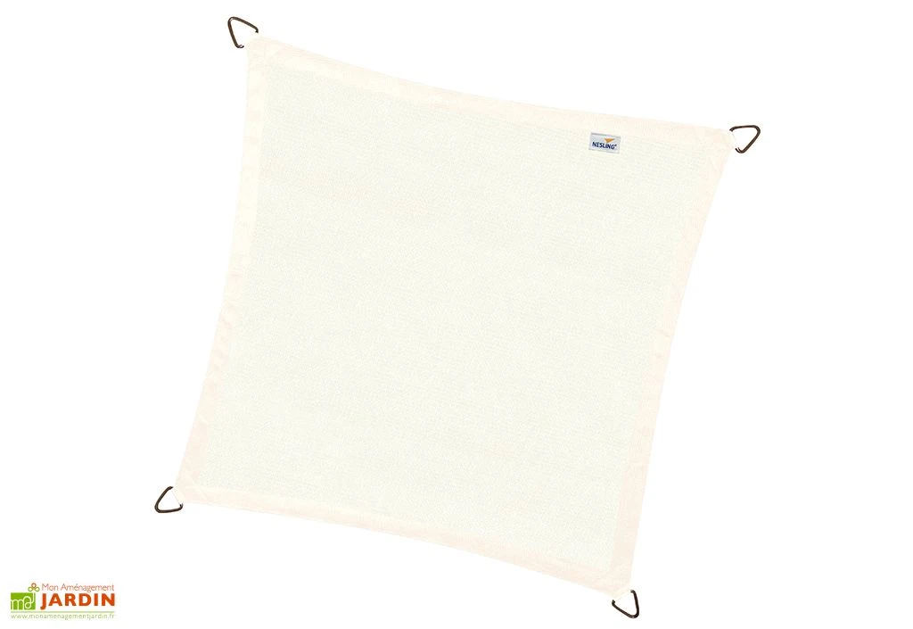Nesling Voile D’ombrage Carré En Polyéthylène Coolfit – 5 M 1 Nesling Voile D’ombrage Carré En Polyéthylène Coolfit – 5 M