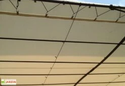 Toile Universelle En Polyester Pour Pergola Adossée 3 X 3 M 5 Toile Universelle En Polyester Pour Pergola Adossée 3 X 3 M -Abriet Mobilier Soldes Boutique toile universelle pergola adossee 3x3m ecrue