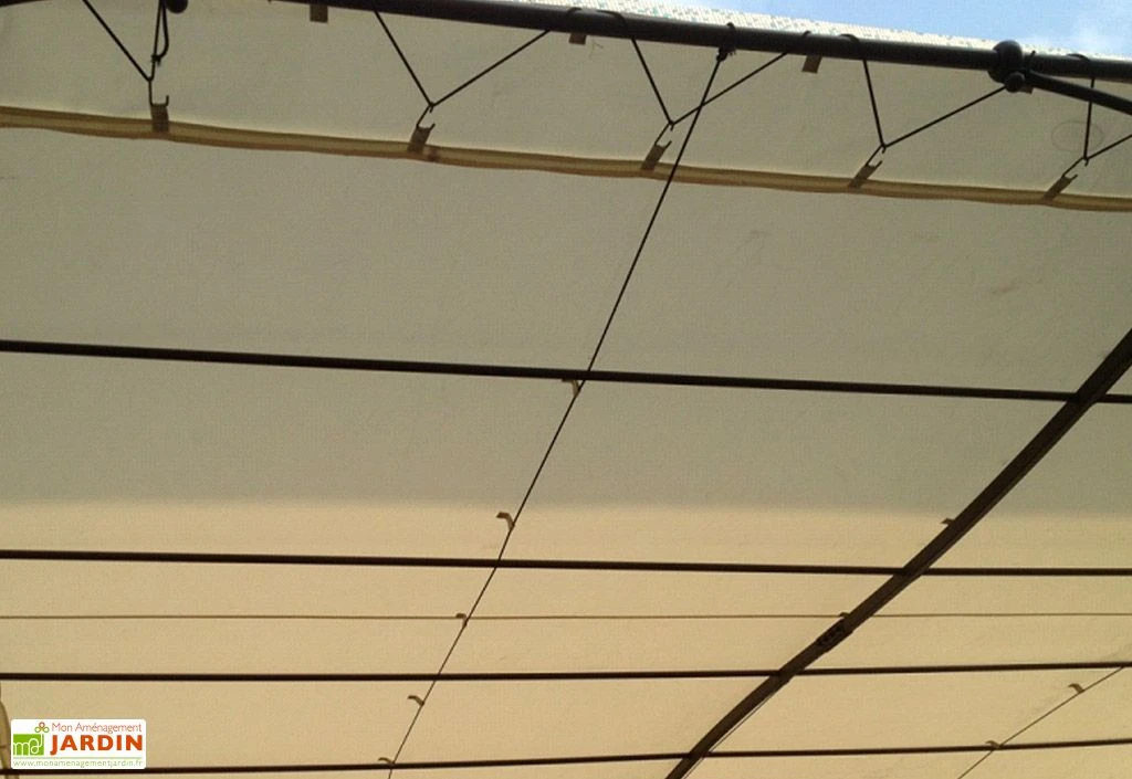Toile Universelle En Polyester Pour Pergola Adossée 3 X 4 M 1 Toile Universelle En Polyester Pour Pergola Adossée 3 X 4 M